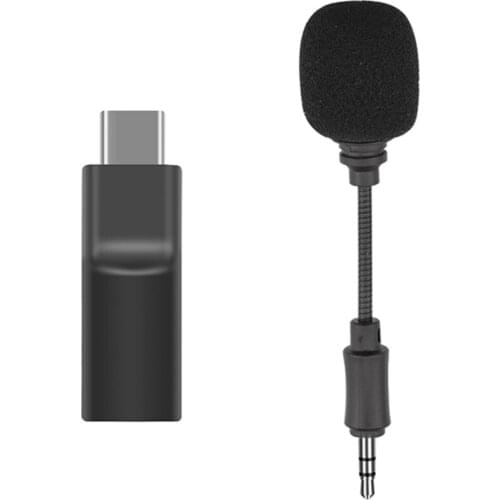 Portable 3.5MM Mini Microphone Audio Adapter for DJI Osmo Pocket Camera Accessories