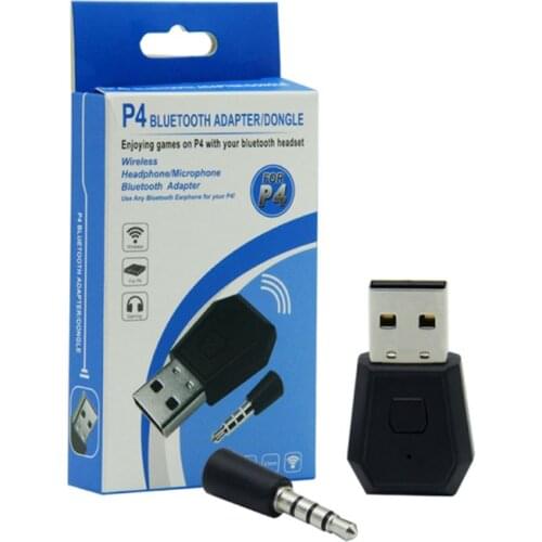 USB Adapter Bluetooth-compatible 4.0 Transmitter For PS4 Headsets Receiver HX6A