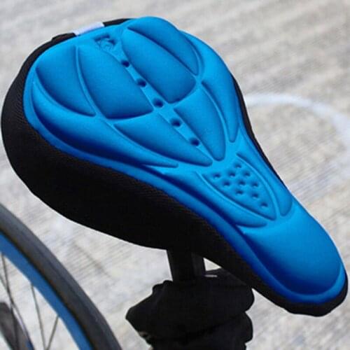 Bicycle Saddle 3D Soft Bike Seat Cover Comfortable Foam Seats Cushion Cycling Saddle for Bicycle Bike Accessories