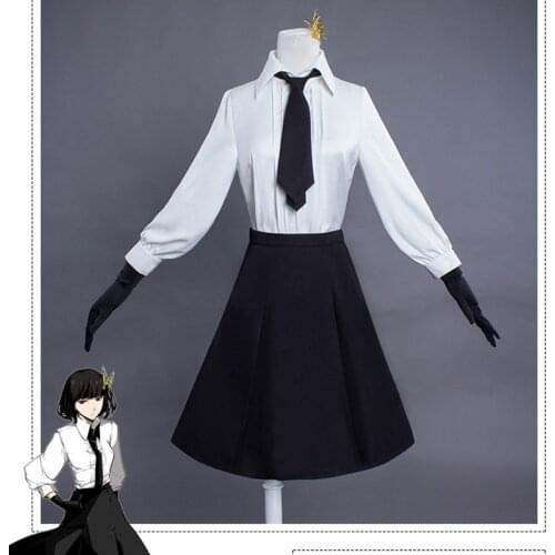 Japanese School Uniform Dress Cute Bungo Wild Dog And Xie Yejingzi Cosplay Costume Anime Royal Sister Faner Ladies Cosplay Set