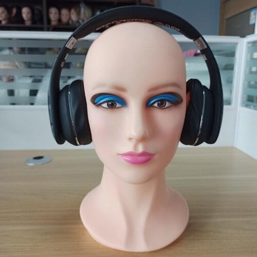 Women Half Length Wig Headform Hat Mask Display Makeup Head Mannequin