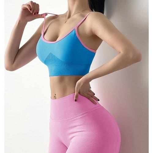 Womens Seamless Yoga Set Gym Clothing Workout Clothes For Women Tracksuit Gym Set High Waist Sport Outfit Yoga Fitness Suit