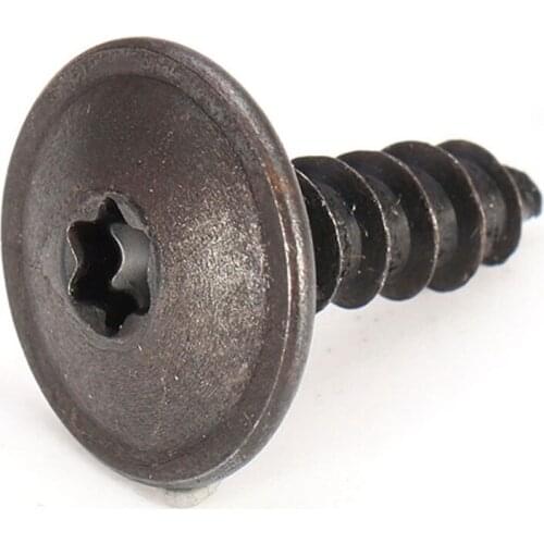 10pcs Engine Cover Undertray Splash Guard Fender Mud Flaps Wheel Arch Torx Screw Bolt Fastener T20 Clips For VW Audi 16x5mm