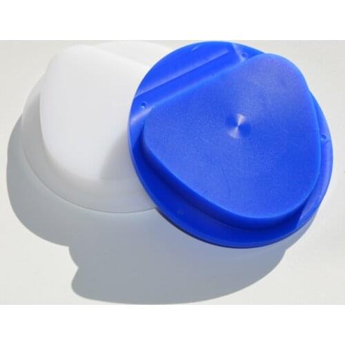 10 PCS Dental Material 89*71*20/22mm Amann Girrbach System CAD CAM Blue & White Carving Wax Blocks for Wax Mold Teeth