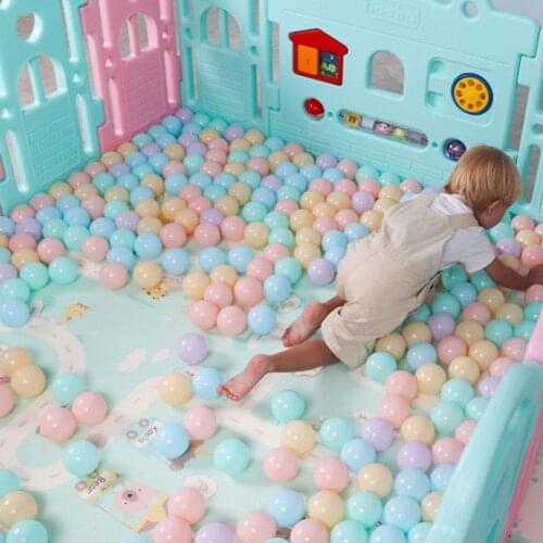 50 pcs Plastic Ocean Ball Eco-Friendly Colorful Ball Funny Baby Kid Swim Pit Toy Water Pool Ocean Wave Ball Diy toy