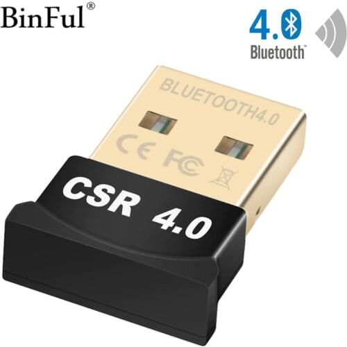 Binful Bluetooth 4.0 Adapter Dongle USB 2.0 Wireless EDR Adaptor with 3Mbps for Laptop Notebook Tablet Computer Newest