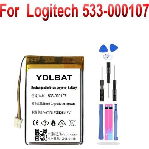 533-000107 Battery for Logitech 533-000107 383450
