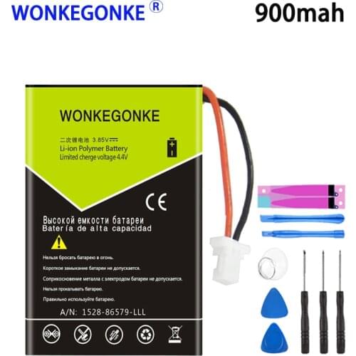 WONKEGONKE 900mah for Sony Portable Reader PRS-500 PRS-500U2 PRS-505 PRS-505SC/JP PRSA-CL1 Battery LIS1382(J)