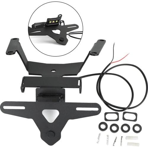 Artudatech Motorcycle License Plate Holder Frame Bracket For Honda CB650R CBR650 2019-2020 Motor Bike Accessories Parts