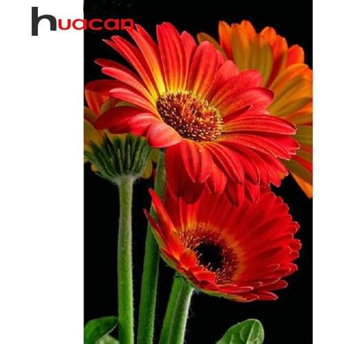 Floral Diamond Painting Full Square Drill Picture Rhinestones Diamond Embroidery Cross Stitch Flowers Diamond Mosaic Needlework