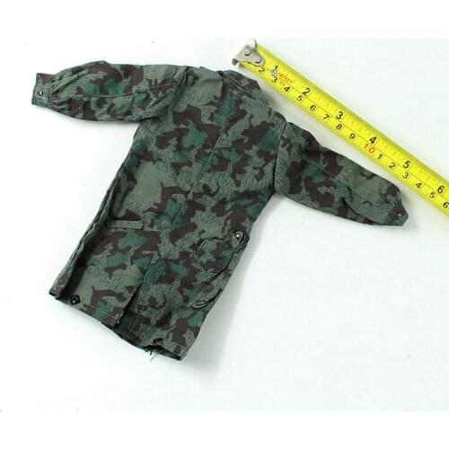 1/6 Camouflage Long Coat Windbreaker for 12'' Figures Bodies