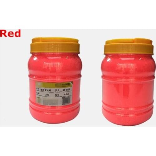 Dofuny shiny under ultraviolet light, Neon Powder Gradient Pigments Dust Pigment Fluorescent Dye DIY Soap Nail Art,500g