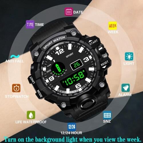 Electronic Watch Men Women Unisex Digital Sport Kids Watches Boys Led Wristwatch For Mens Silicone Strap Clock Man Montre Homme