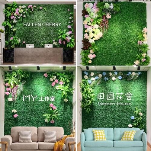 Artificial Grass Wall Plastic Lawn Carpet Used For Wedding Home Garden Wall Landscape Shop Background Wall Plant Wall Decoration