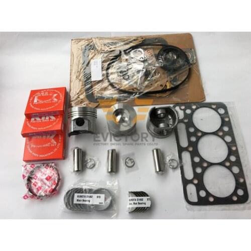 Kubota D1462 overhaul rebuild kit cylinder head assy OVERSIZED 0.50MM