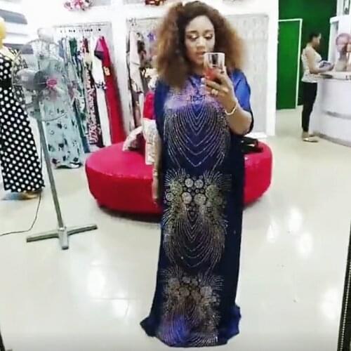 Maxi Dresses 2021 Africa Clothing African Dresses For Women Muslim Long Dress High Quality Length Fashion African Dress For Lady