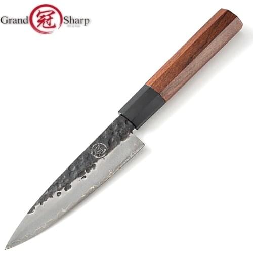 Petty Knife 5.7 Inch 3 Layers Japanese AUS10 Stainless Steel Mini Chef Kitchen Home Cooking Tools Cleaver Slicing Christmas Gift