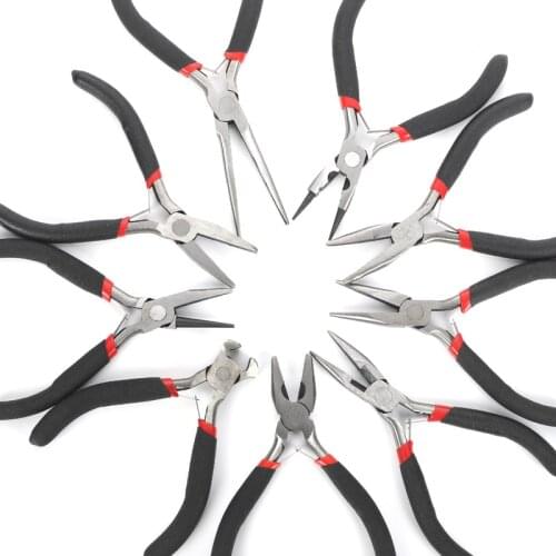 Multi-function Hand Tools Plier For Jewelry Making Wire Cutter Bent Nose Flat Nose Pliers Jewelry Equipment Accessories Handmade