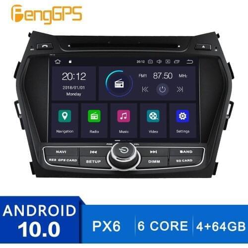 Android 10.0 CD DVD Player For Hyundai IX45/Sante Fe 2014-2018 Multimedia Headunit Auto Stereo GPS Navigation Radio Carplay