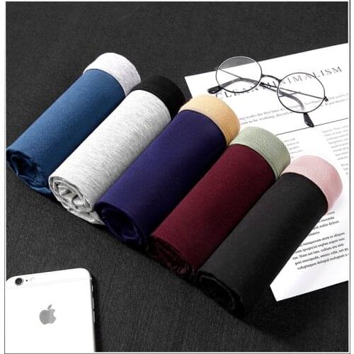 Men Cotton Breathable Male Skin-friendly Underwear Men Boxers Solid Shorts Breathable Men Quick Dry Short