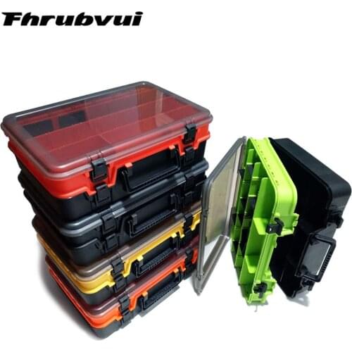 New Style Fishing Tackle Box Visible Hard Plastic Clear Fishing Lure Bait Squid Jig Fishing Accessory Storage Case Container