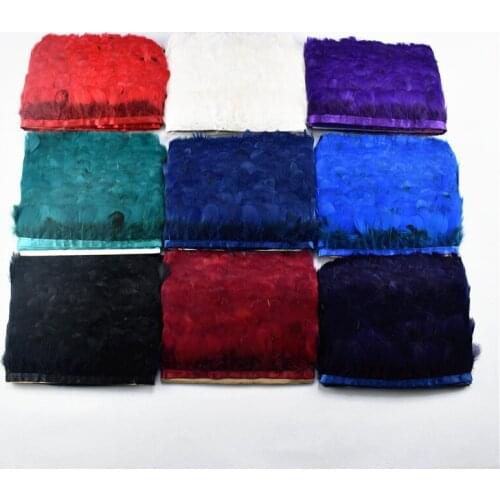 Wholesale 5meters beautiful Natural pheasant feathers Ribbon DIY feathers for crafts and wedding decoration plumes Accessories