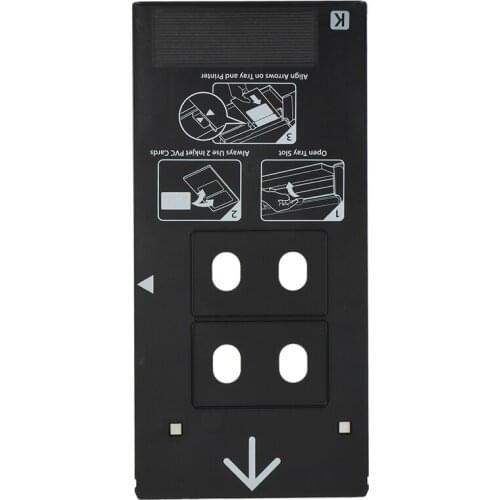 Suitable for Canon Cato, PVC White Card ID Printing Accessories, Can Print 2 at the Same Time