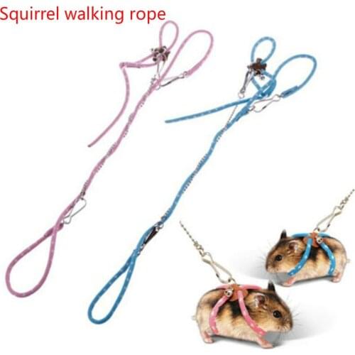 Adjustable harness for the neckline of , belt lead hamster puppy cat rabbit rabbit mouse mous, Small pet collar