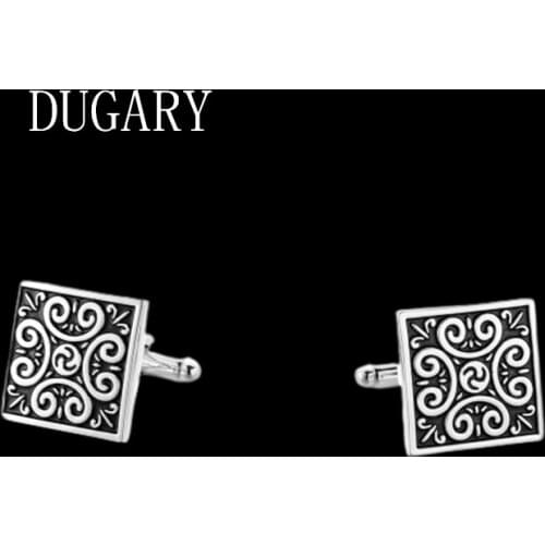 DUGARY Luxury shirt cufflinks for mens Brand cuff buttons cuff links High Quality Metal enamel wedding abotoaduras gemelos
