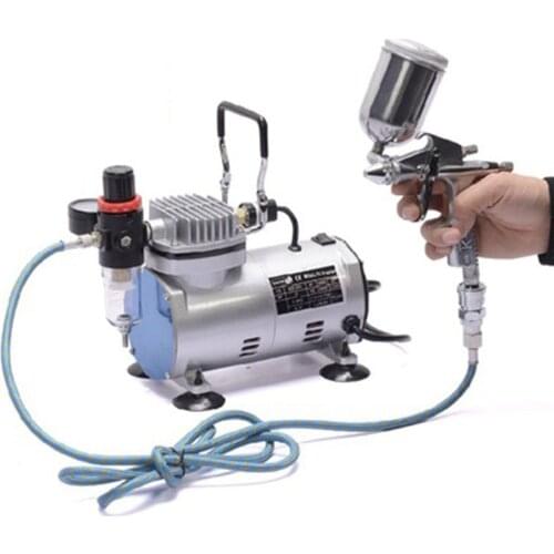 TC-20B 220V 23-25 L/ Min 1/5Hp Small Airbrush Compressor Small Vacuum Pump Airtight Pump