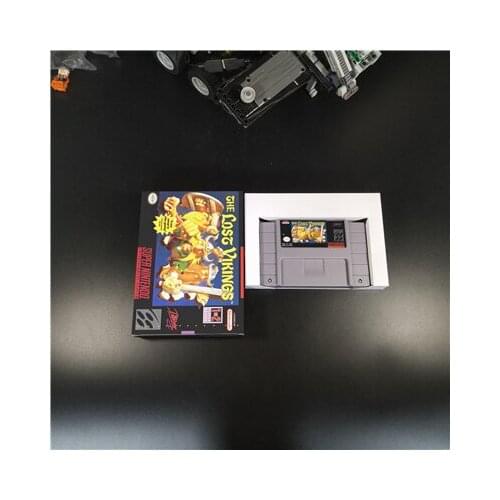 The Lost Vikings - Action Game Card US Version with Retail Box