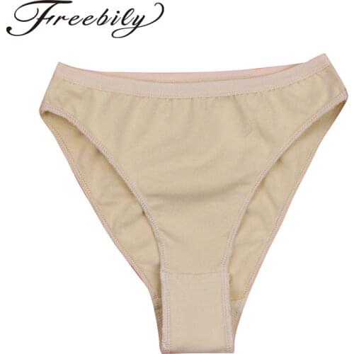 Fashion Girls' High Leg Cut Briefs Underwear Underpants for Ballet Dance Gymnastics Girls Ballet Dance Briefs Underwear SZ 2-12