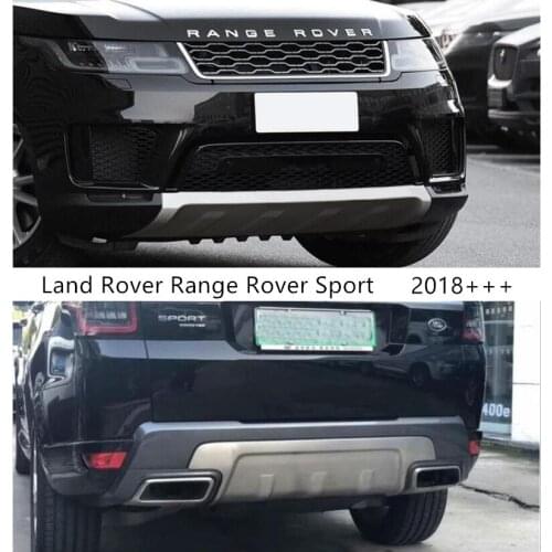 Front & Rear Bumper Guard Plate For Land Rover Range Rover Sport 2018-2022 Protector Anti-impact Stainless Steel Accessories