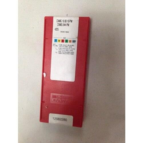 10PCS CARBIDE TIP INSERT CNMG190616-PM 4225