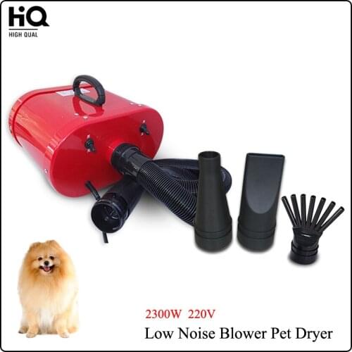 2300W 220V Dual Engine Pet Dog Hair Dryer s22-2300 Low Noise Pet Gooming Dryer For Laundry PC Shell Material CE Certification