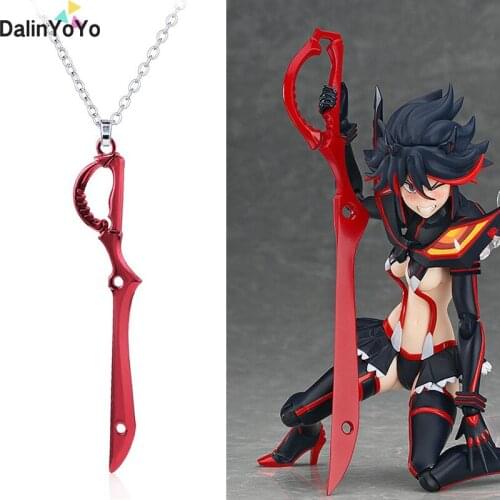 Anime Kill la Kills Scissors Key Chain Alloy Keychain Accessories Pendant Key Ring Charms Keychains for Women Men Jewelry Gifts