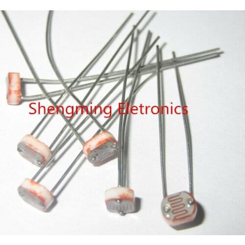20PCS GL5528 GL5537 GL5506 GL5516 GL5539 GL5549 LDR Photo Light Sensitive Resistor Photoelectric Photoresistor