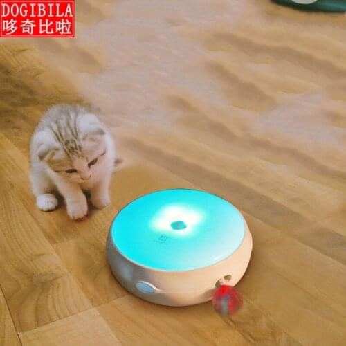 Cat toy feather laser automatic electric cat ticking device kitten supplies cat toy self hi laser stick cat ticking stick