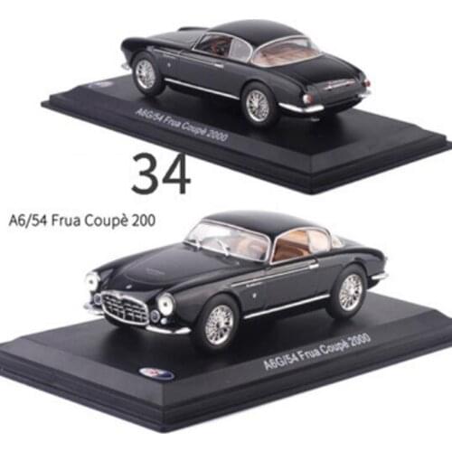 1/43 Diecast Alloy Classic Car Maseratis Racing Rally Model metal Vehicles Toys Collection Display with Transparent Cover