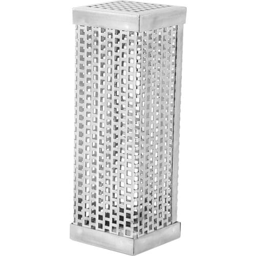 304 Stainless Steel Square BBQ Grill Smoker Tube Tools Outdoor Barbecue Accessory 6in Storing Smoked Particles BBQ Smoked