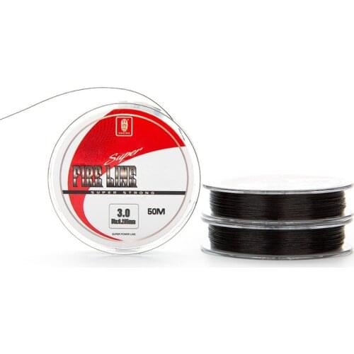 XIANDAI Fishing Line Sub-Line 50m Anti-Winding Super Pull Strong Monofilament Freshwater Saltwater Wire Outdoor Fishing Line