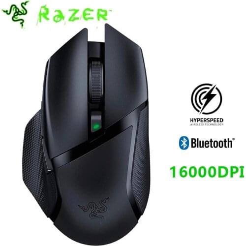 Original Razer Basilisk X Hyperspeed Mouse Wireless Gaming Bluetooth Computer Mouse 16000DPI Optical Sensor USB Mice For PC