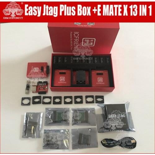 2022 Newest Original Z3X-Easy jtag plus box+ Icfrend E-MATE X Pro Emate box EMMC BGA 13 IN 1 x