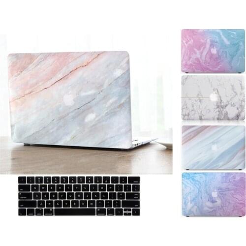 New Laptop Tablet Hard Shell Case Keyboard Cover Bag Set For 11 13 15" Macbook Air Pro Retina Display Touch Bar A1989 A1990