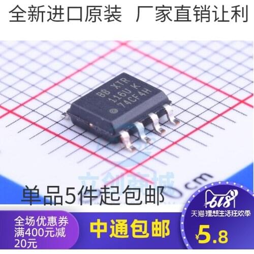 1/PCS Original | Xtr116ua Sop-8 116u Xtr116u Current Transmitter Integrated IC Chip