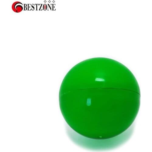 Free shipping 100pcs 30mm full green color toy capsules; Plastic Toy Capsule solid color ball