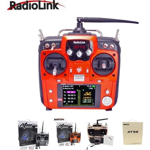RadioLink AT9 AT9S AT10 II 2.4G 10CH Remote Control Transmitter R12DS Transmitter Receiver PRM-01 Module