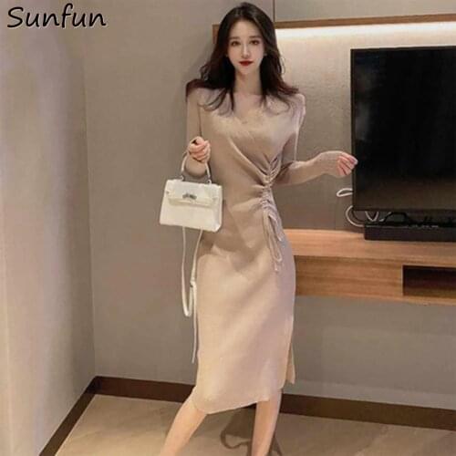 Модные платья-рубашки Suofun China At AliExpress