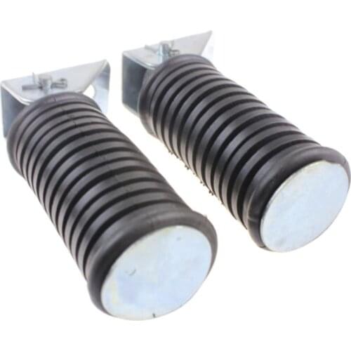 High Quality Motorcycle Rear Footpegs Plate Footrest Rubber Pad Grip Cover for Suzuki 125cc GN 125 Accessory DORP SHIPPING