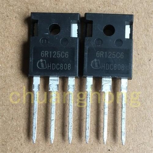1pcs/lot high-powered triode 6R125C6 30A 600V new field effect MOS tube TO-247 IPW60R125C6 transistor